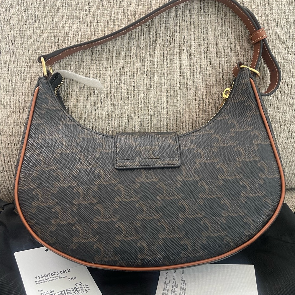Celine Ava triomphe canvas bag - Picture 4 of 11
